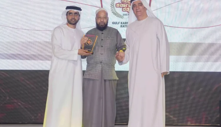 NRI Today - NRI Syed Khalil Honored with 'Gulf Karnataka Ratna' Award