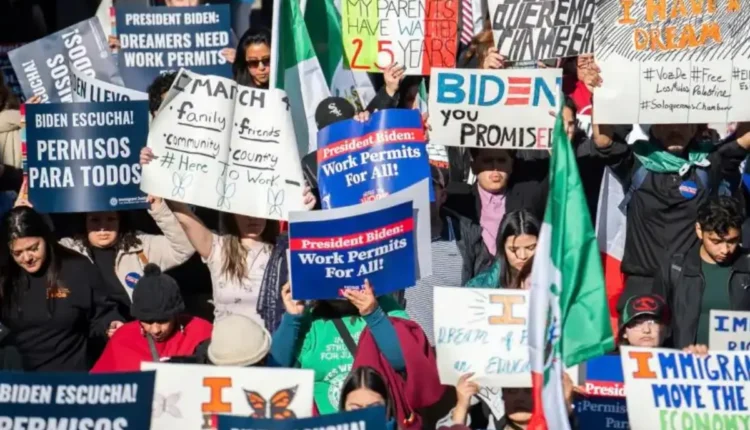NRI Today - Washington Rally Demands Biden Extend Work Permits to Migrants