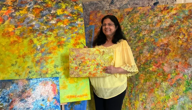 NRI Today - Chitra Ramanathan: Painting the Canvas of Happiness
