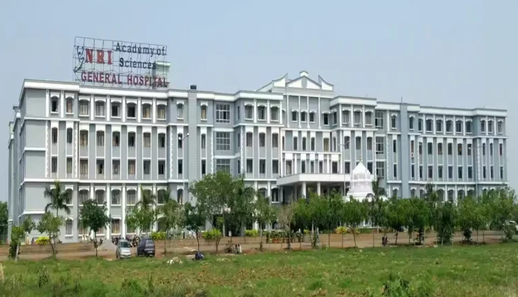 NRI Today - NRI Hospital Dismantled Near Eenadu Office