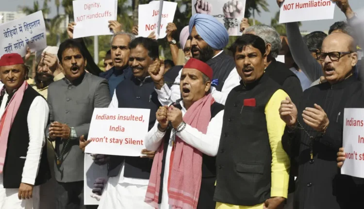 NRI Today - India Parliament Erupts Over Alleged Mistreatment of Deported Indian Migrants
