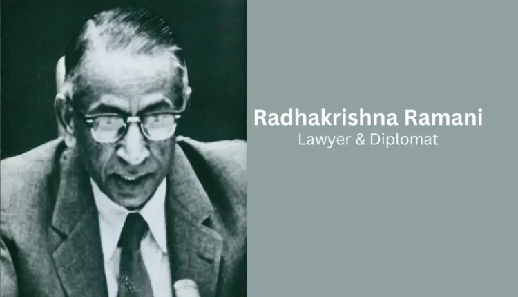 NRI Today - Radhakrishna Ramani: The Trailblazing Lawyer, Diplomat, and Champion of Justice