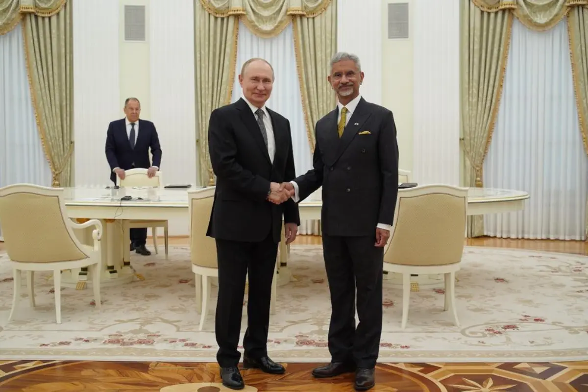 NRI Today - Jaishankar Meets Putin to Strengthen Strategic Partnership