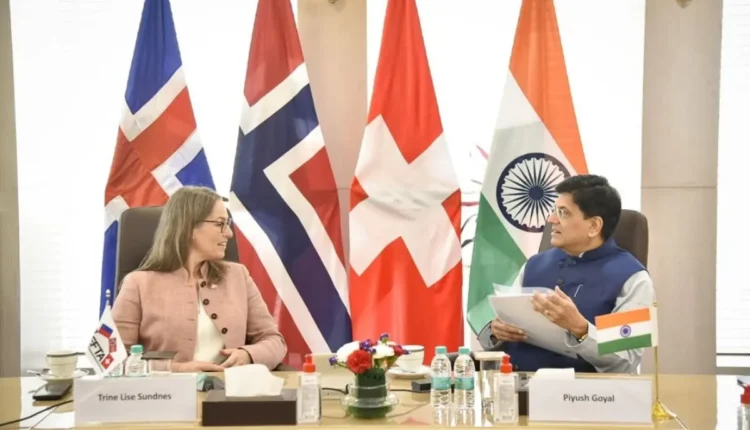 NRI Today - India-EFTA Trade Agreement: 1st Ever Trade Pact From Oct 1