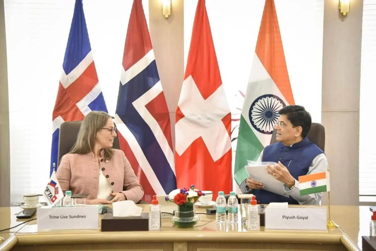 NRI Today - India-EFTA Trade Agreement: 1st Ever Trade Pact From Oct 1