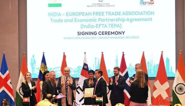 NRI Today - EFTA TEPA Agreement: $100B Investment & 1 Million Jobs